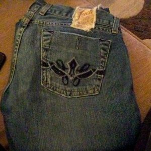 Lucky brand wide leg 8/29 gentle used low cut great fit